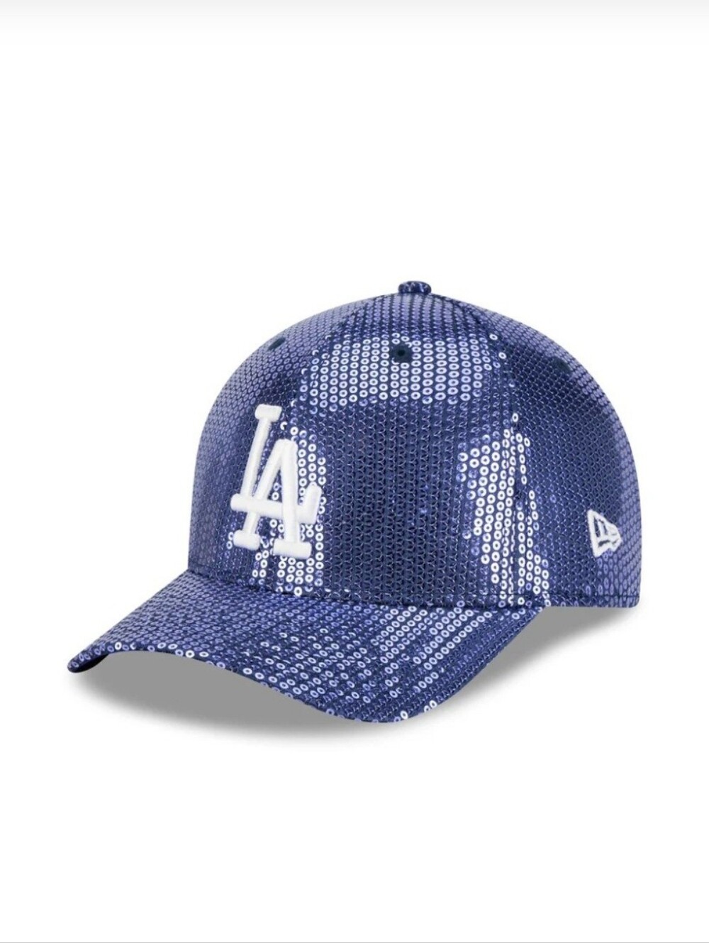 NWT Los Angeles Dodgers Kids Blue Sequin 9Forty Crown Snapback Blue Hat